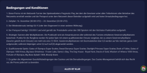 Die Regeln des Turniers